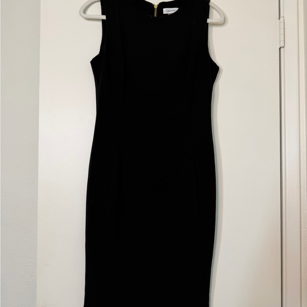 Calvin Klein Classic Black Midi Dress